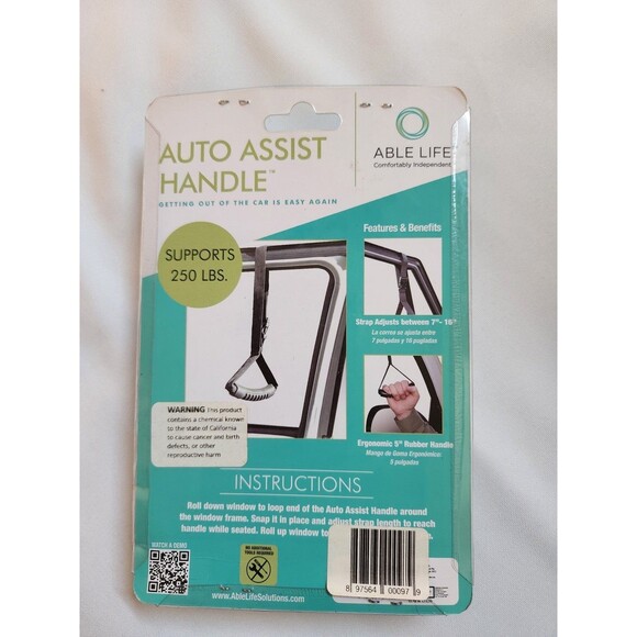 ABLE LIFE Auto Car Assist Handle Adjustable NEW IN BOX - Picture 3 of 3